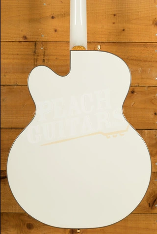 Gretsch Synchromatic Falcon Hollow Body Single-Cut with Bigsby - Ebony - Snowcrest White