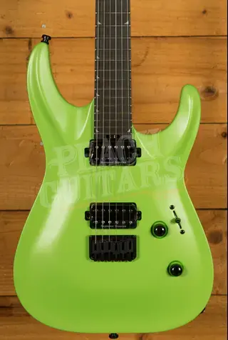Jackson Pro Plus Series Soloist SLA2 HT - Ebony - Toxic Apple