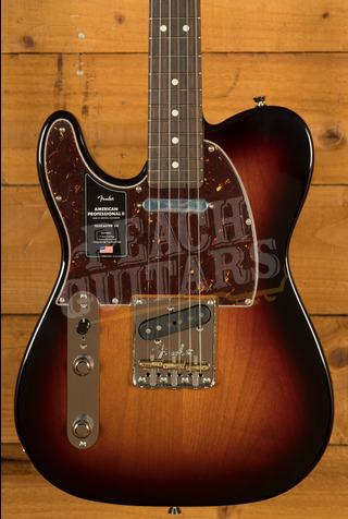 Fender American Professional II Telecaster | Rosewood - 3-Colour Sunburst *Left-Handed*