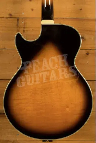 Ibanez GB10SE George Benson Hollow Body - Ebony - Brown Sunburst