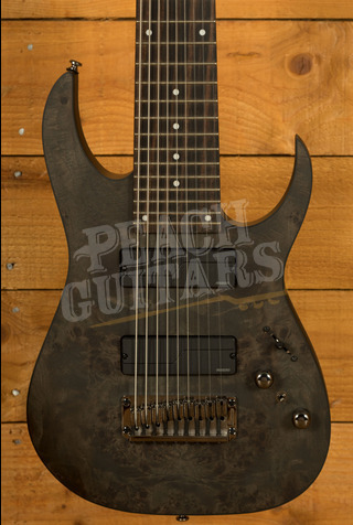 Ibanez RG Axe Design Lab | RG9PB - 9-String - Transparent Grey Flat