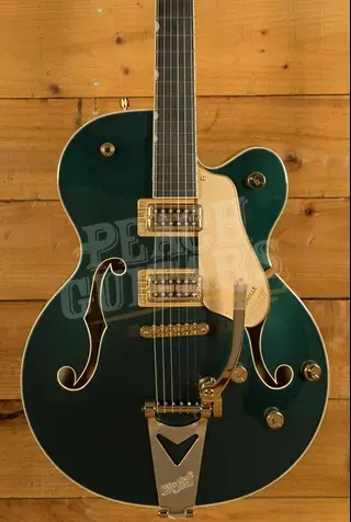 Gretsch Synchromatic Nashville Hollow Body Single-Cut with Bigsby - Ebony - Cadillac Green