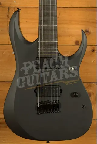 Ibanez RGDRB71 RGD Series Iron Label 7-String - Black Flat