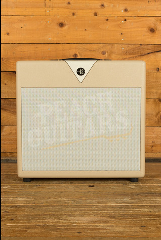 Divided By 13 1x12 Open Back Cabinet | Celestion G12H - Vintage Vanilla Tolex - Cream V