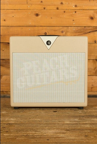 Divided By 13 1x12 Open Back Electric Guitar Amplifier Cabinet - Celestion G12H - Vintage Vanilla Tolex