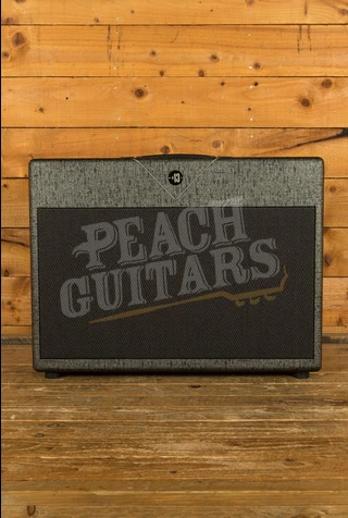 Divided By 13 2x12 Open Back Electric Guitar Amplifier Cabinet - Celestion G12H & G12B - Pewter Trout Tolex
