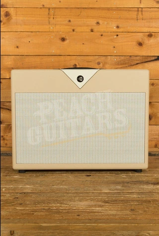 Divided By 13 2x12 Open Back Electric Guitar Amplifier Cabinet - Celestion G12H - Vintage Vanilla Tolex
