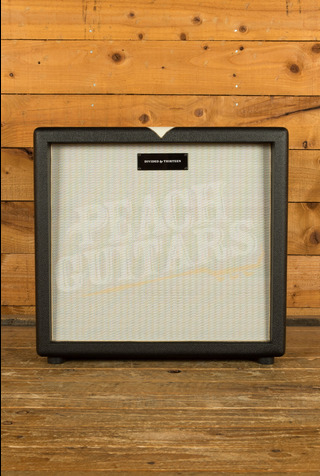 Divided By 13 1x12 Rock Block Closed Back Cabinet | Celestion G12H - Black Bronco Tolex - Cream V