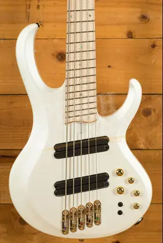 Ibanez BTB605MLM BTB Series Bass Workshop Multi-Scale 5-String Bass - Pearl White Matte