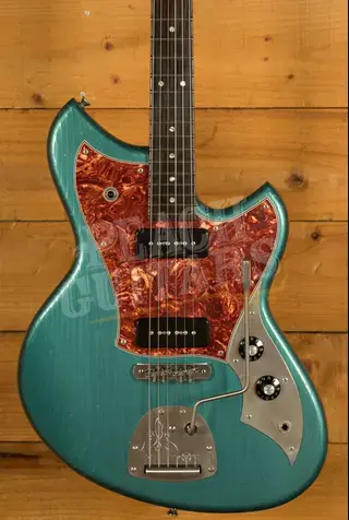 Novo Nucleus Serus J | Ocean Turquoise - Tortoise Shell Pickguard