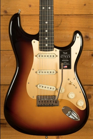 Fender American Ultra II Stratocaster - Ebony - Ultraburst
