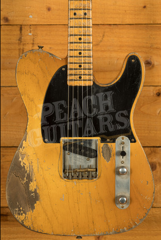 Fender Custom Shop Masterbuilt Dale Wilson 53 Esquire | Heavy Relic Nocaster Blonde 