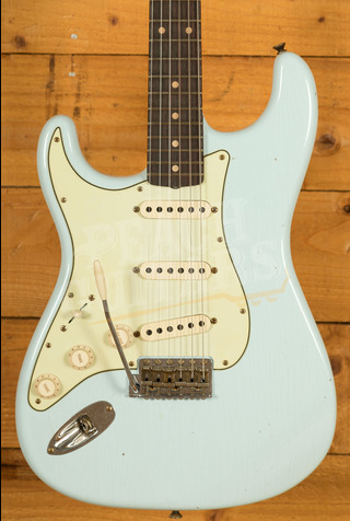 Fender Custom Shop '61 Strat Journeyman Relic Sonic Blue Left Handed 