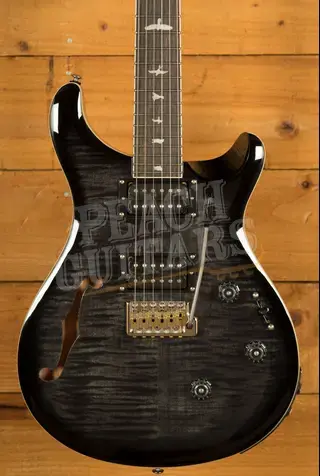 PRS SE Custom | Custom 24 Semi-Hollow Piezo - Charcoal