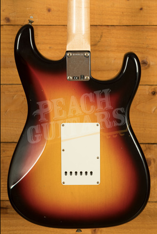 Fender Custom Shop '61 Strat Journeyman Relic 3 Tone Sunburst Left Handed