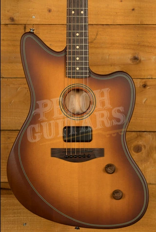 Fender Acoustasonic Standard Jazzmaster - Rosewood - Honey Burst