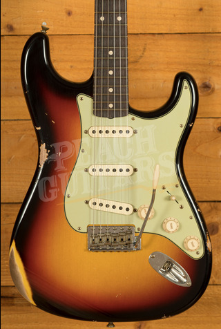 Fender Custom Shop '61 Strat Relic 3 Tone Sunburst