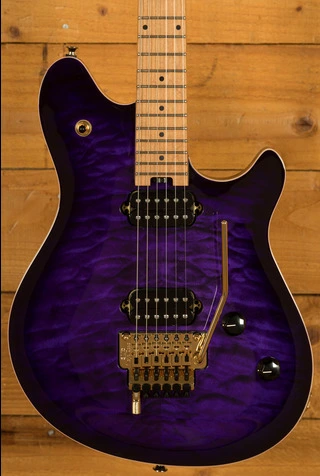 EVH Wolfgang Special QM Baked Maple Purple Burst