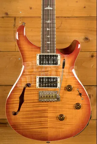 PRS SE Custom | Custom 24 Semi-Hollow Piezo - Vintage Sunburst