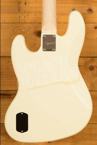 Squier Affinity Series Active Jazz Bass Maple Olympic White
