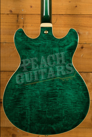 Ibanez AS Artcore Expressionist | AS93FM - Transparent Moss Green