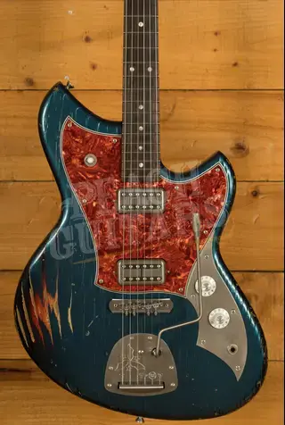 Novo Custom Series Serus J | Lake Como Blue Over '64 3-Tone Burst