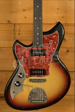Novo Nucleus Left Handed Serus J | '64 3-Tone Burst - Tortoise Shell Pickguard
