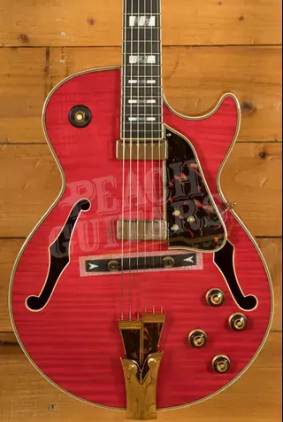 Ibanez GB10SEFM George Benson Hollow Body - Ebony - Sapphire Red