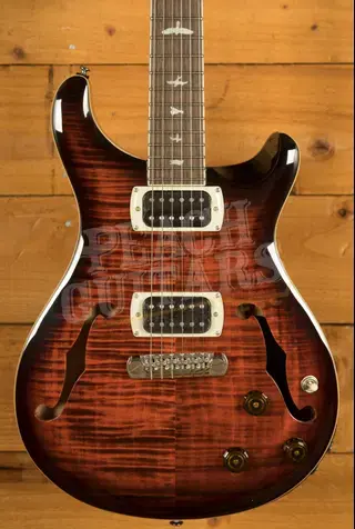 PRS SE Hollowbody I Piezo - Orange Tiger Smokeburst