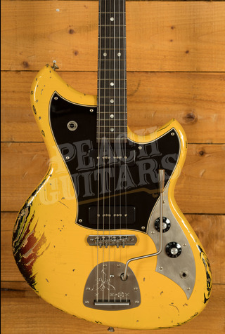 Novo Dealer Limited | Serus J - Vandalism Yellow over '64 3-Tone Sunburst
