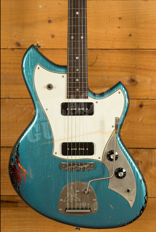 Novo Dealer Limited | Serus J - Lake Placid Blue over '64 3-Tone Sunburst