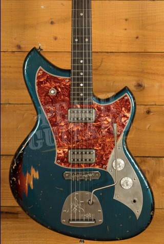 Novo Custom Series Serus J | Lake Como Blue Over '64 3-Tone Burst