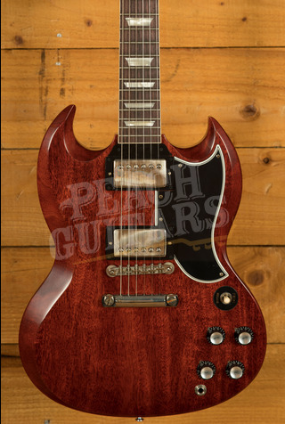 Gibson Custom 1961 Les Paul SG Standard Reissue Stop-Bar | Cherry Red - VOS