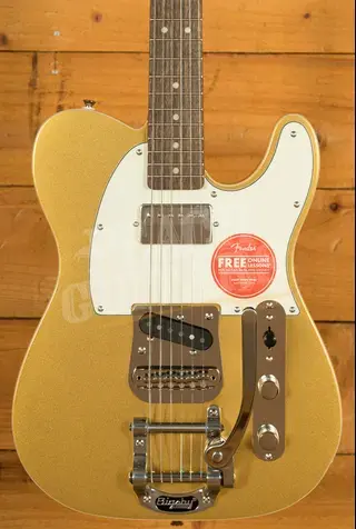 Squier Classic Vibe Custom Telecaster SH with Bigsby - Laurel - Aztec Gold