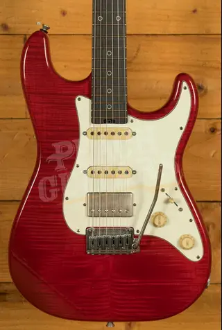 Schecter USA Custom Shop Nick Johnston Signature Traditional HSS - Atomic Fire Aged Nitro