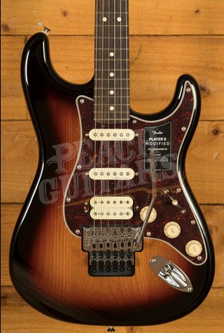 Fender Player II Modified Stratocaster HSS Floyd Rose - Rosewood - 3-Colour Sunburst