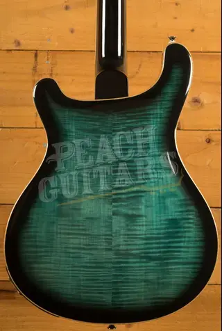 PRS SE Hollowbody II Piezo - Peacock Blue Burst