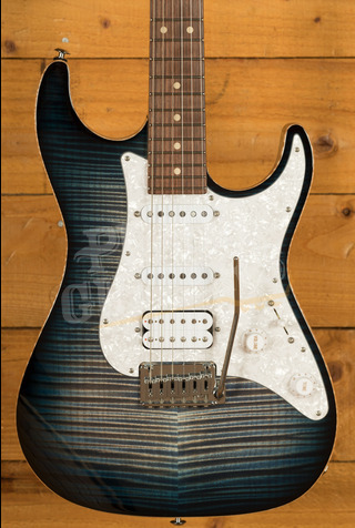 Suhr Standard Plus Faded Trans Whale Blue Burst Pau Ferro *Used*