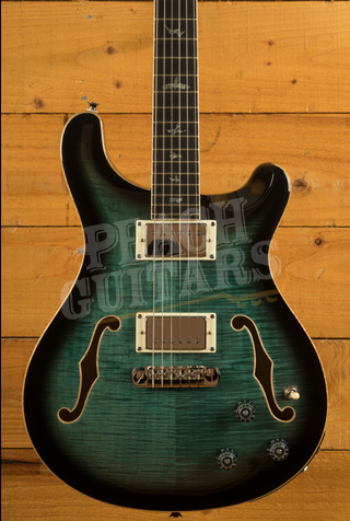 PRS SE Hollowbody II Piezo | Peacock Blue Burst