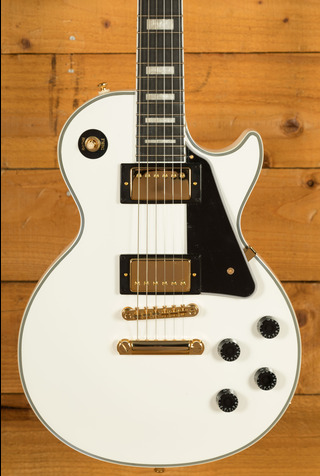 Epiphone Inspired by Gibson Les Paul Custom | Alpine White w/Gigbag
