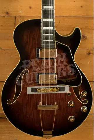 Ibanez AG Artcore Expressionist | AG95QA - Dark Brown Sunburst