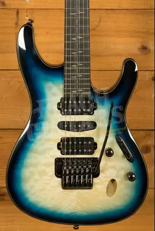 Ibanez JIVAJR Nita Strauss/Alice Cooper/The Iron Maidens S Series - Bound Ebony - Deep Sea Blonde