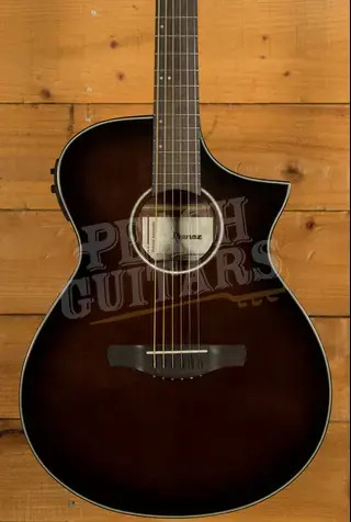 Ibanez AEWC11 AEWC Series Electro-Acoustic - Dark Violin Sunburst High Gloss