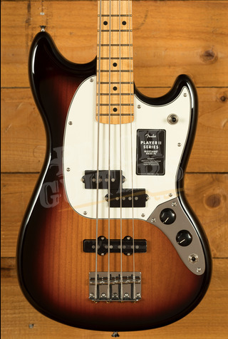 Fender Player II Mustang Bass PJ - Maple - 3-Colour Sunburst