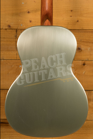 Gretsch G9201 Honey Dipper Round-Neck Brass Body Biscuit Cone Resonator Weathered "Pump House Roof"