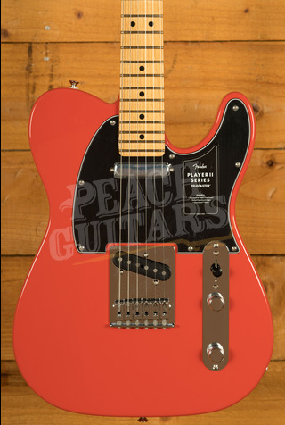 Fender Player II Telecaster Maple Coral Red