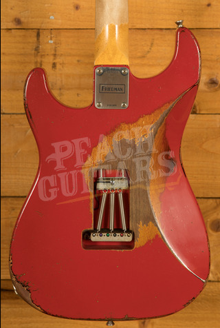 Friedman Guitars Vintage S | Dakota Red Over 3 Tone Burst