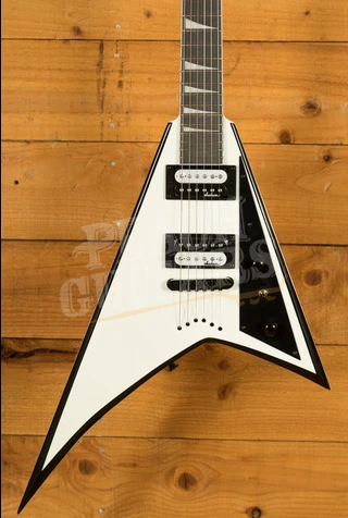 Jackson JS Series Rhoads JS32T | Amaranth - White w/Black Bevels