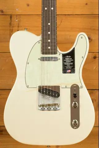 Fender Limited Edition American Professional Classic Telecaster - Rosewood - Olympic Pearl