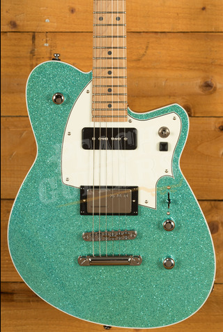 Reverend Signature Series | Chris Freeman - Turquoise Sparkle - Roasted Maple